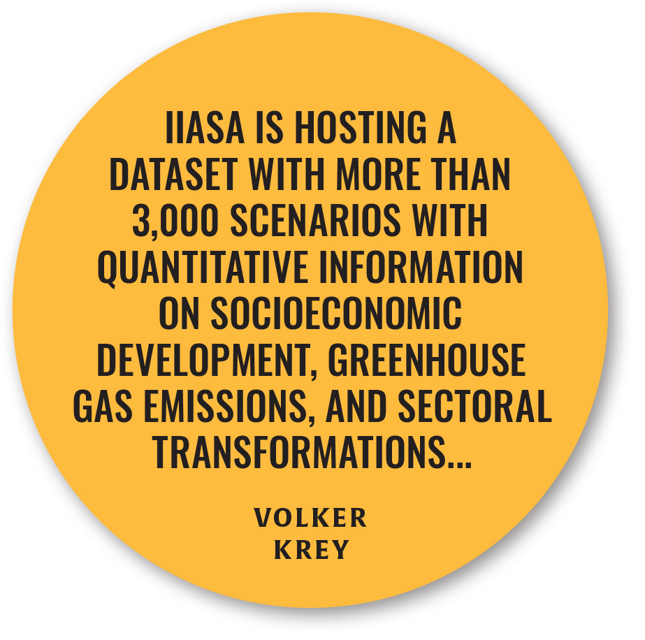 IIASA is hosting a dataset with more than 3,000 scenarios