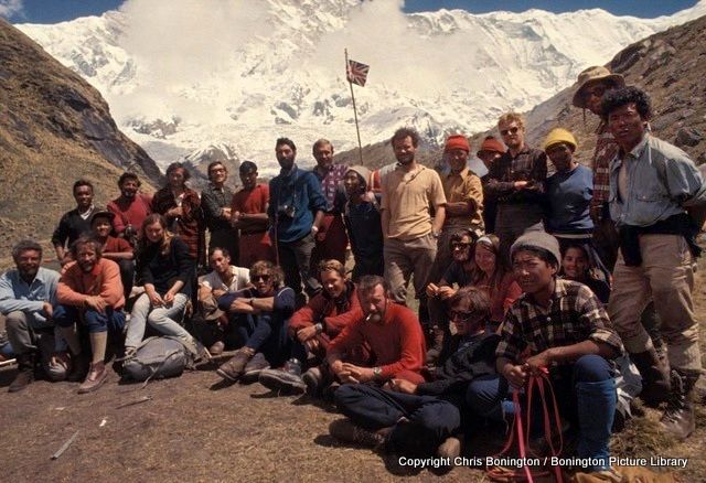 The Annapurna 1970 expedition team