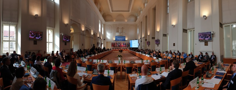 Elena Rovenskaya addresses Concluding Meeting of the 27th OSCE EEF.