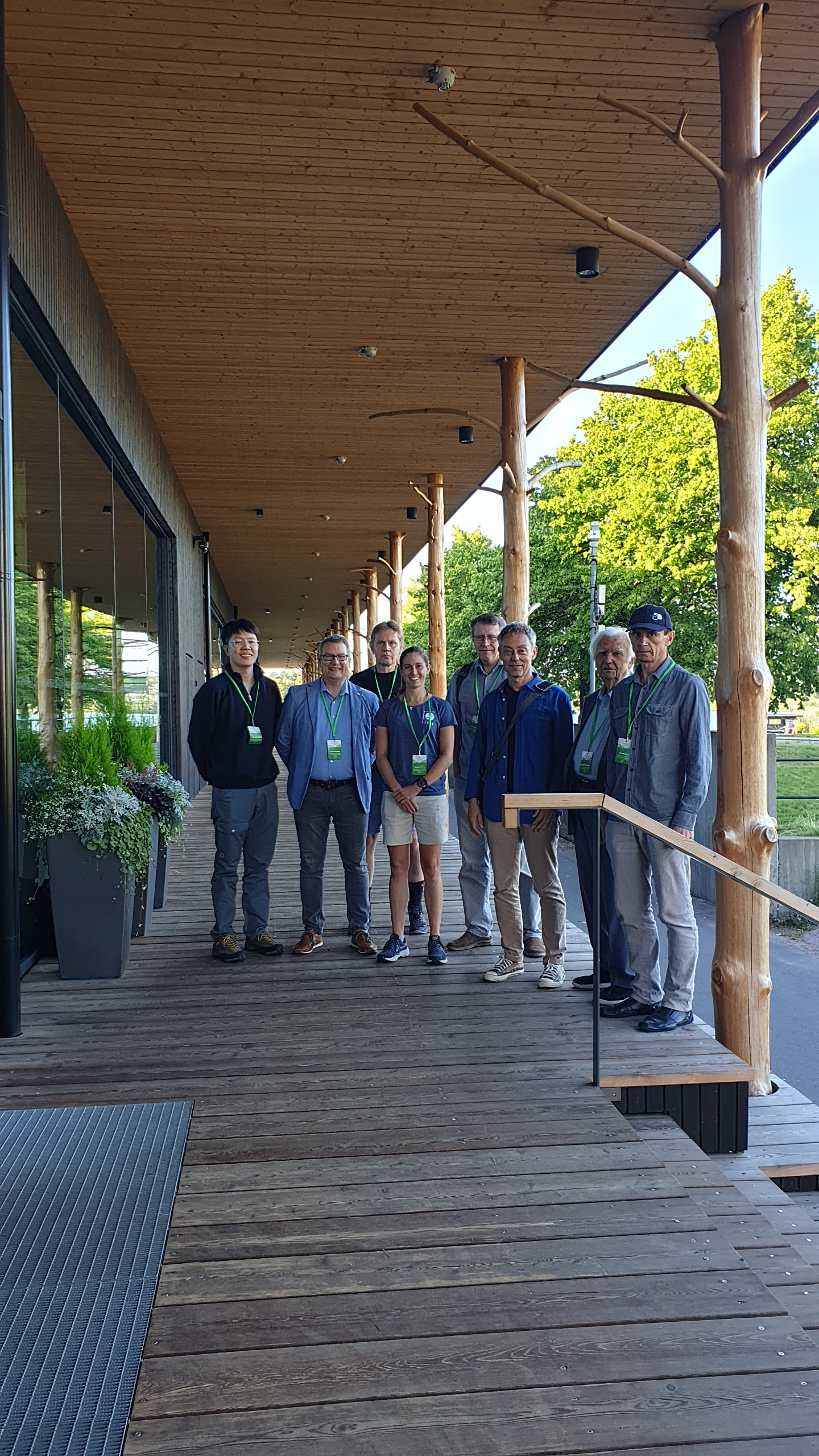 IIASA participants in front of the venue (Little Finlandia Conference Hall, Helsinki)