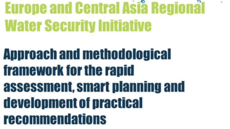 Approach and methodological Framework for the Rapid Assessment, Smart Planning and Development of Practical Recommendations