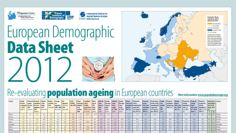 European Demographic Data Sheet 2012 Cover