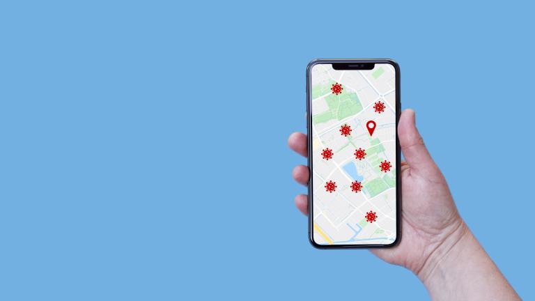 Tracking compliance with social‑distancing using digital platform activity data