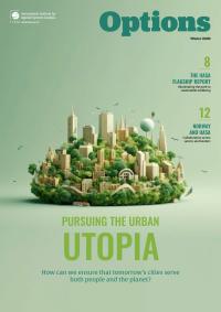 Options magazine cover