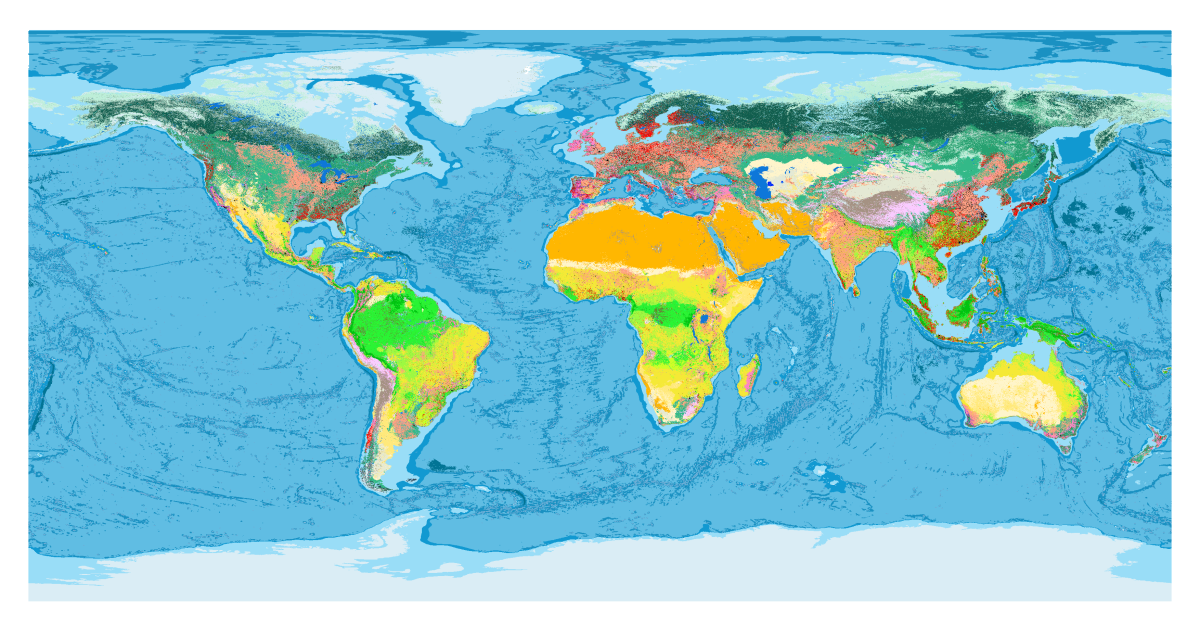 Global Maps Of Terrestrial And Marine Habitat Types Iiasa 6706