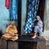 Woman in poverty