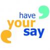 “Have your say” poster from IIASA mini core values guerilla campaign