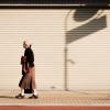 woman walking in tokyo