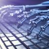 robot typing