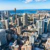city highrise from above