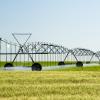 irrigation system on a field