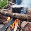 Cooking over an open fire