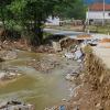 River after flooding