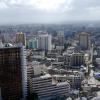 Huge sprawling city of dar es salaam, tanzania