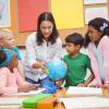 Students listening to the teacher
