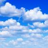 Blue sky with white clouds
