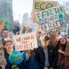 Kids protesting against climate change