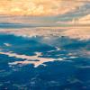 Airial photo of water reservoirs in Brazil