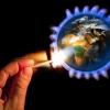 Handlighting gas flame around the Earth
