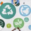 Abstract image showing relationship between people, environmental conservation and growth 