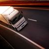 Truck driving on highway