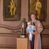 Wolfgang Lutz in academic robes at the award ceremony