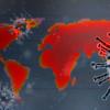 The concept of coronavirus quarantine - Covid-19, infection marked on the world map