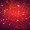 Golden particles shining stars abstract background