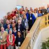 Group photo of alumni who attended the event