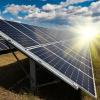 solar panels and sunlight