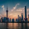 Shanghai Skyline at Sunset