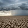 Storm Over Cracked Earth