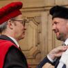 Petr Havlik receiving an honorary doctorate at KU Leuven
