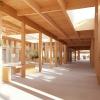 Construction of energy-efficient houses using SIP panels, modern prefabricated building technology.