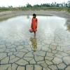 Drought & Rainwater. April 20,2012 Amlamethi,Gosaba,Sundarban,West Bengal,India,Asia-Drinking water crisis is the regular problem to the rural people of Sundarban.