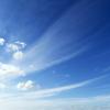 Blue sky and clouds landscape