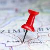 Bulawayo, Zimbabwe pin on map