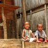 Children posing in Madagascar