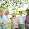 Group of senior retired friends. Happiness concept 