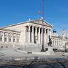 Austrian Parliament Building, historic landmark in Vienna