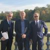 IIASA Director General Hans Joachim (John) Schellnhuber with Professor Andrea Lenzi and H.E. Ambassador Giovanni Pugliese