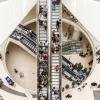 People on escalators In luxury shopping mall